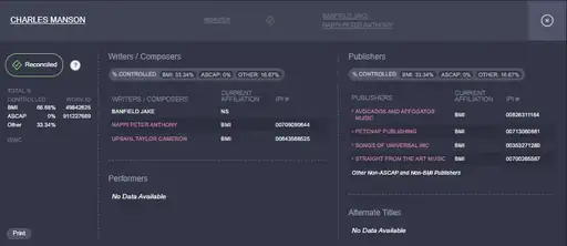 Single cover: Charles Mason