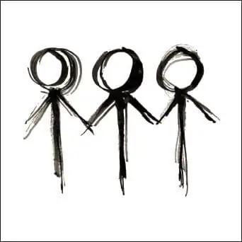 Album cover: A Picture of the Three of Us at the Gate to the Garden of Eden