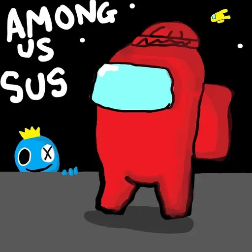Single cover: Among Us Red