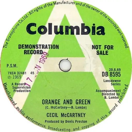 Orange And Green / Cloudy