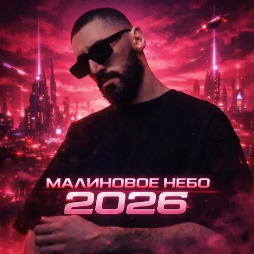 Single cover: Малиновое небо 2026