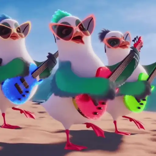 Single cover: HARD ROCKING GULL