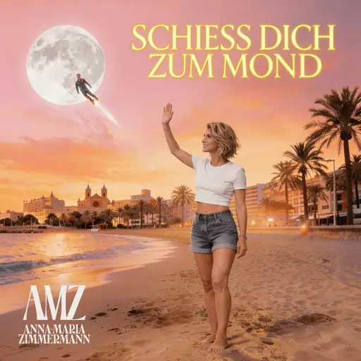 Single cover: Schiess dich zum Mond