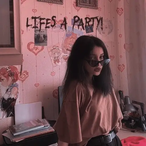 Album cover: LIFES A PARTY (artist: yvngxbenzz