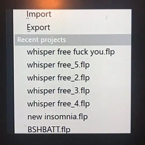 Single cover: WHISPER FREE