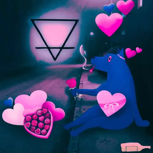 Album cover: stranded on valentines