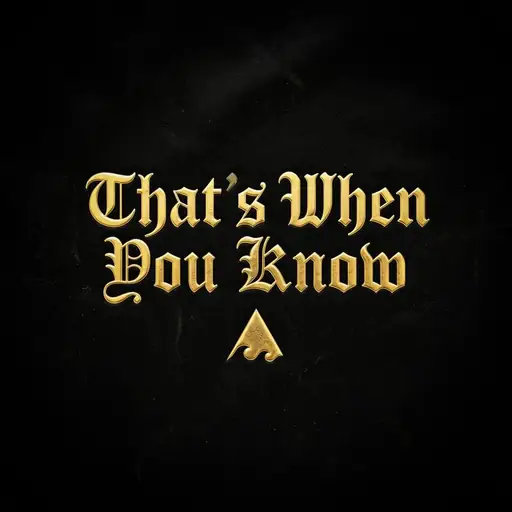 Single cover: THAT'S WHEN YOU KNOW with David Goggins